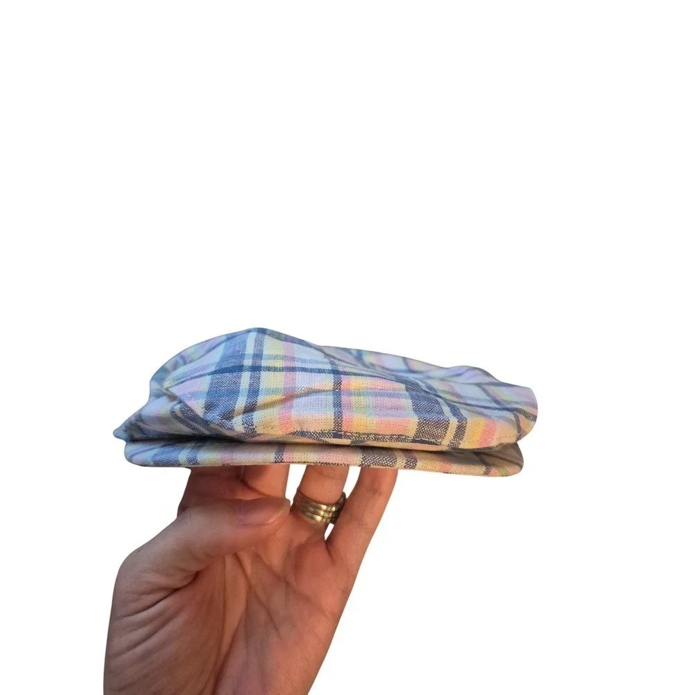 Janie and Jack Plaid Newsboy Hat, Soft Cotton, Baby Toddler‎ Sun Cap